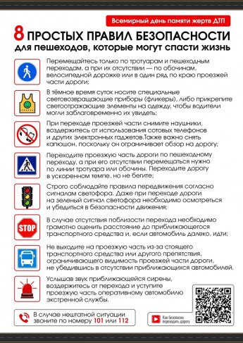 17 ноября - День памяти погибших в ДТП