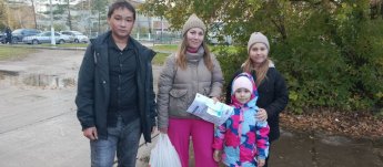 "Дарю тепло" в октябре